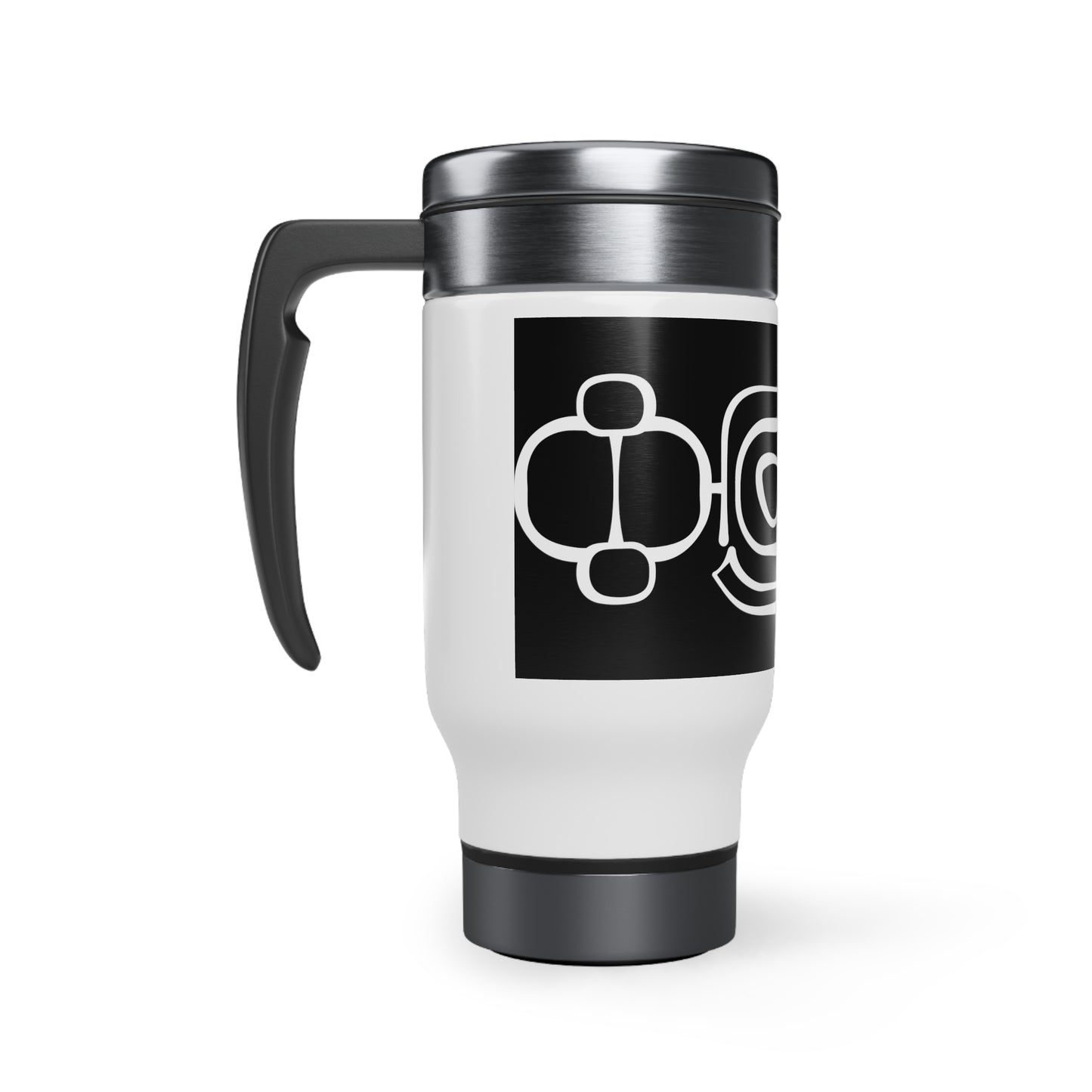 Stainless Steel Travel Mug with Handle, 14oz