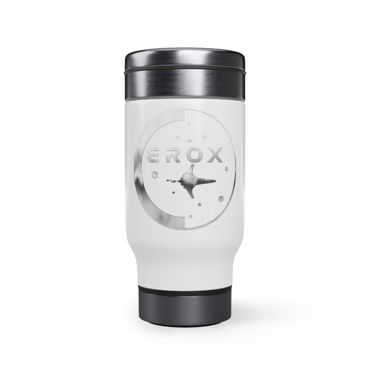 Stainless Steel Travel Mug with Handle, 14oz