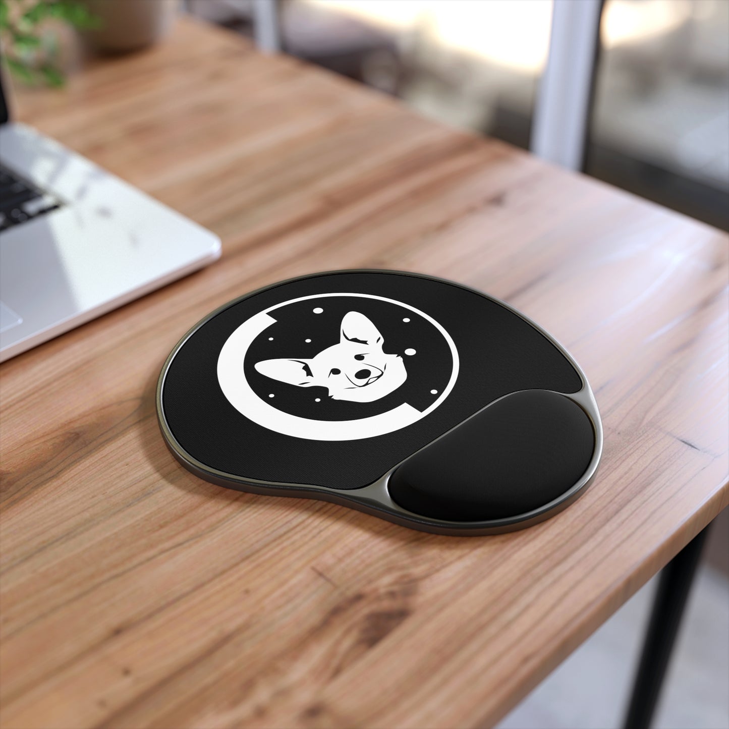 Mouse Pad With Wrist Rest - White - Ears-up