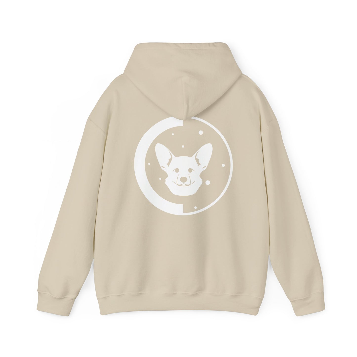 Dogarmpits Unisex Heavy Blend™ Hooded Sweatshirt - White - Ears-up