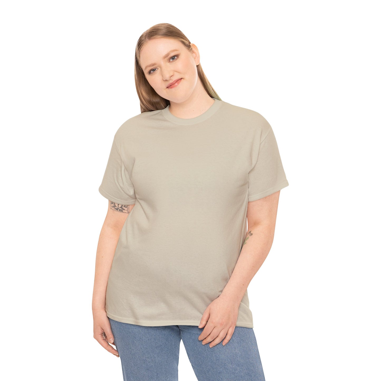 Dogarmpits Unisex Heavy Cotton Tee - Gold - Ear Down