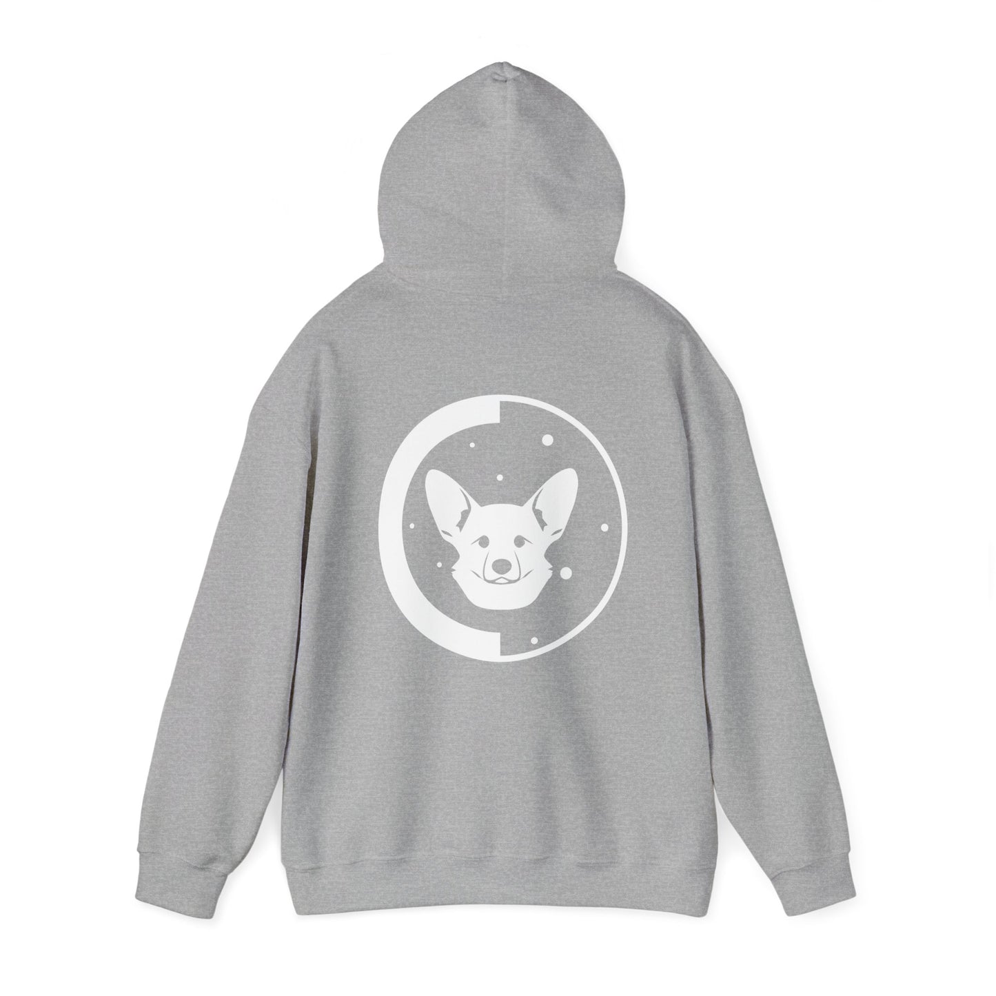 Dogarmpits Unisex Heavy Blend™ Hooded Sweatshirt - White - Ears-up