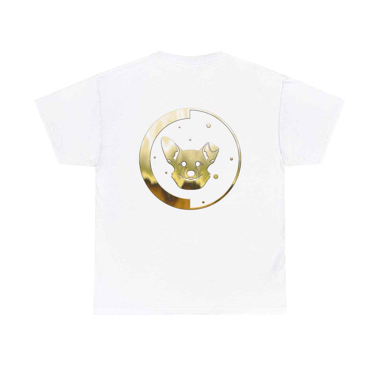 Dogarmpits Unisex Heavy Cotton Tee - Gold - Ear Down