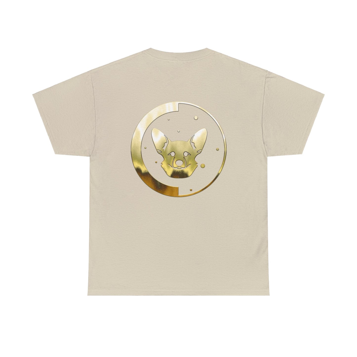 Dogarmpits - Unisex Heavy Cotton Tee - Gold Ears up