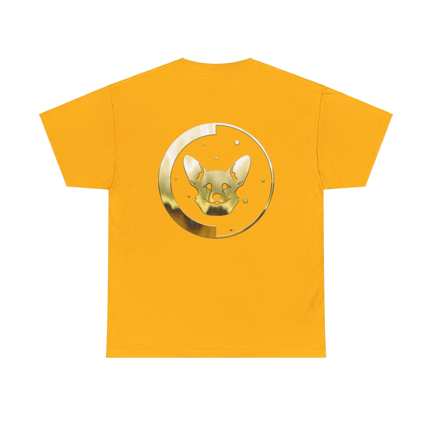 Dogarmpits - Unisex Heavy Cotton Tee - Gold Ears up