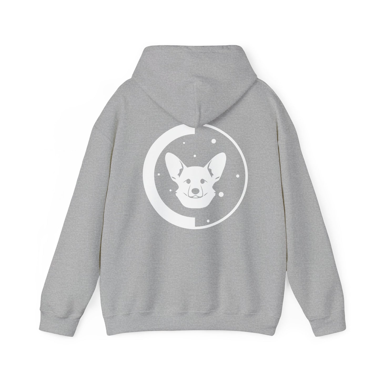 Dogarmpits Unisex Heavy Blend™ Hooded Sweatshirt - White - Ears-up