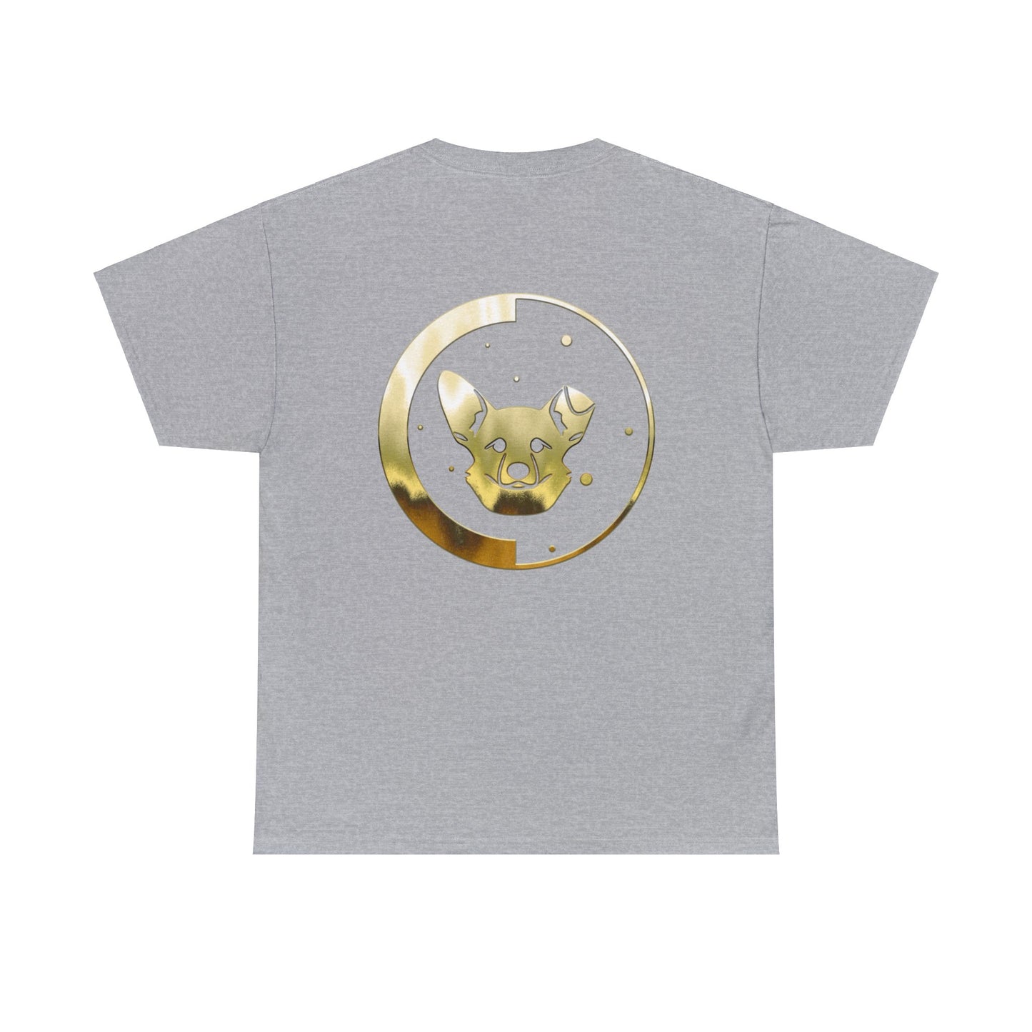 Dogarmpits Unisex Heavy Cotton Tee - Gold - Ear Down