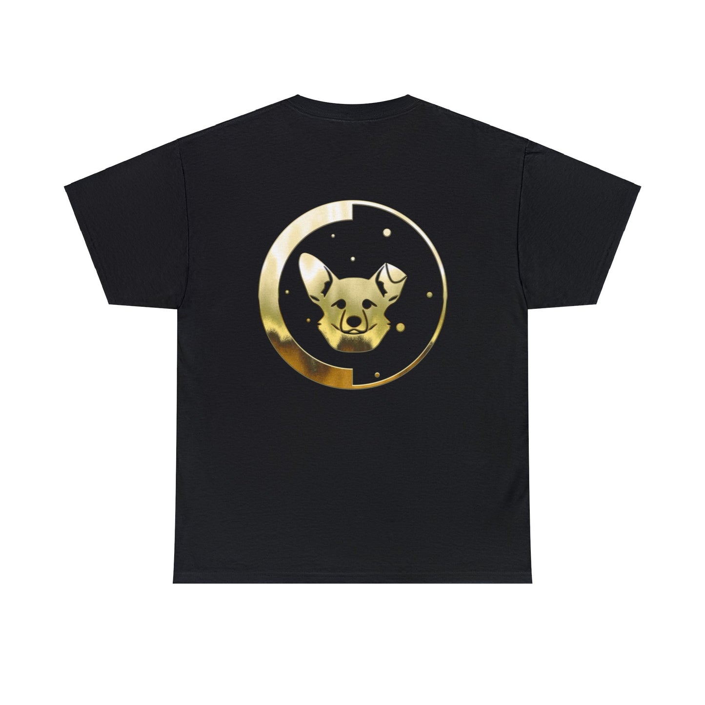 Dogarmpits Unisex Heavy Cotton Tee - Gold - Ear Down