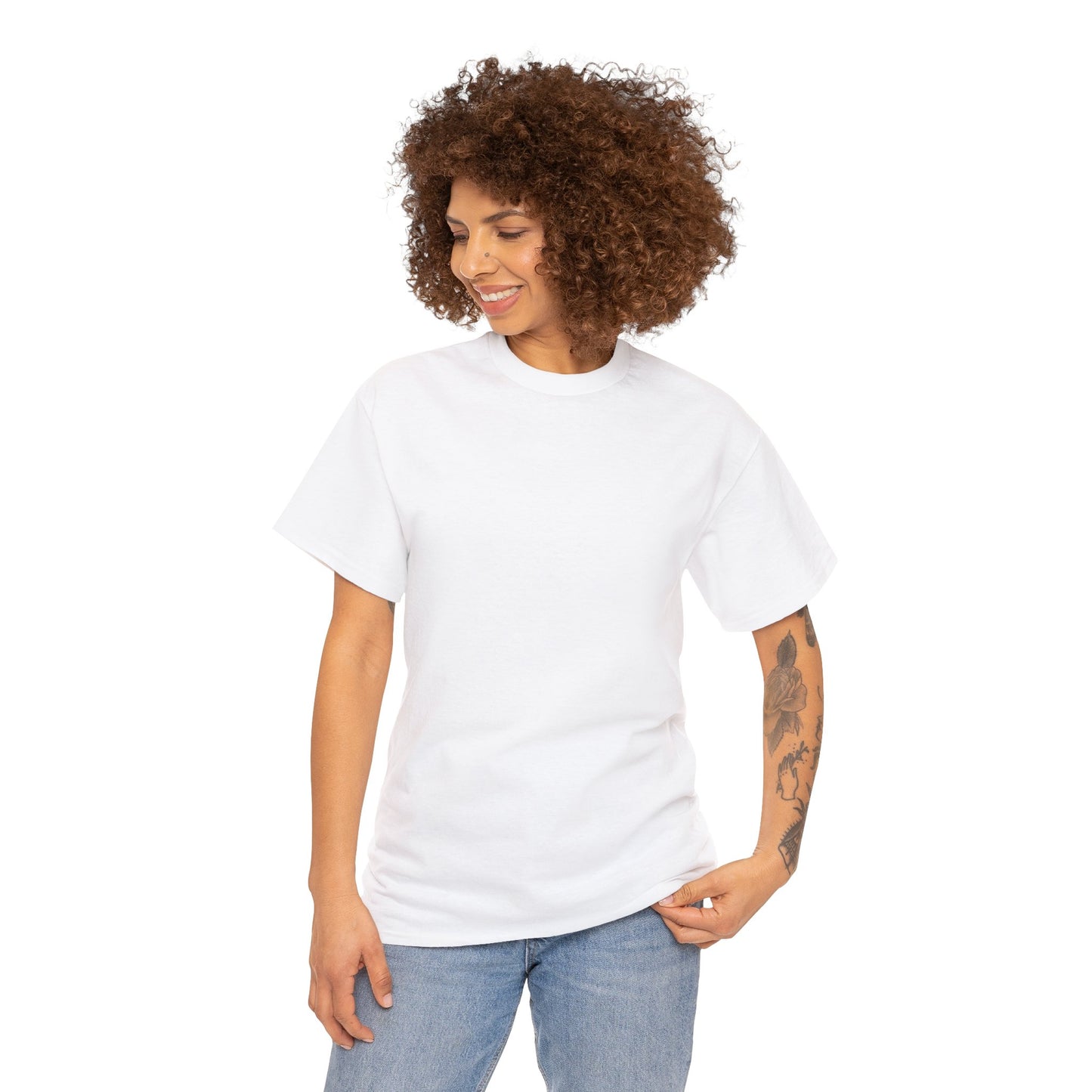 Dogarmpits Unisex Heavy Cotton Tee - Gold - Ear Down