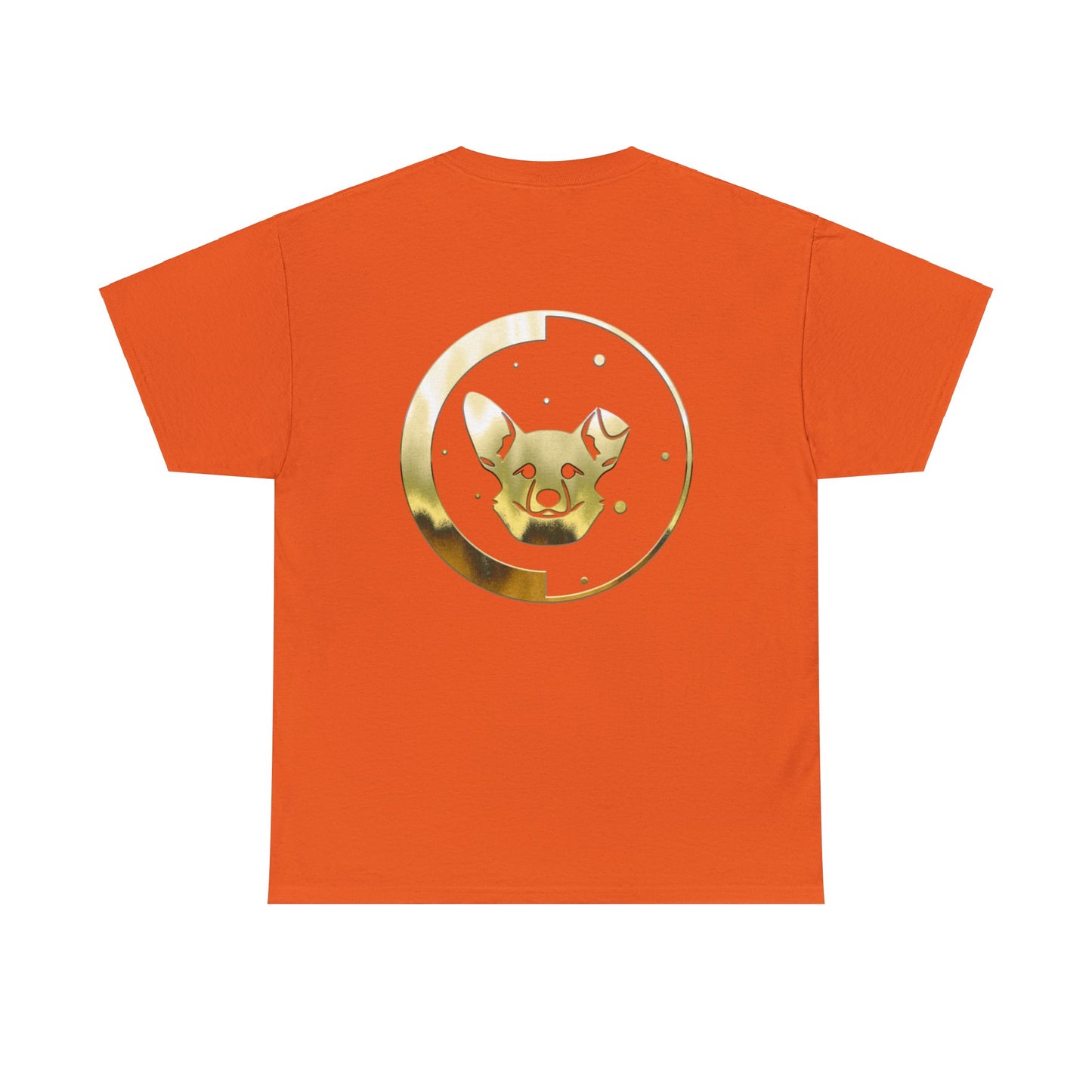 Dogarmpits Unisex Heavy Cotton Tee - Gold - Ear Down